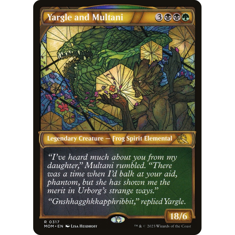 Yargle and Multani (Showcase Planar Booster Fun) [March of the Machine]
