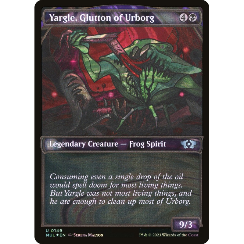 Yargle, Glutton of Urborg (Halo Foil) [Multiverse Legends]