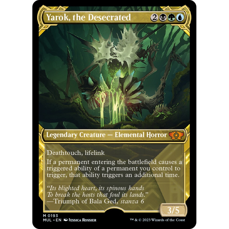 Yarok, the Desecrated (Halo Foil) [Multiverse Legends]