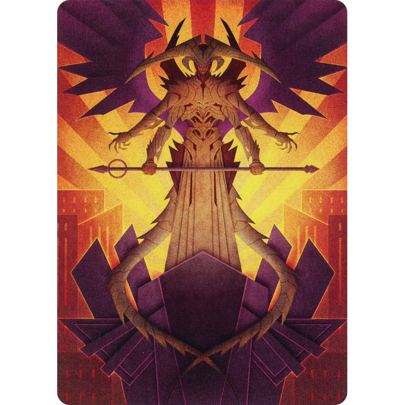 Atraxa, Praetors' Voice Art Card [March of the Machine Art Series]