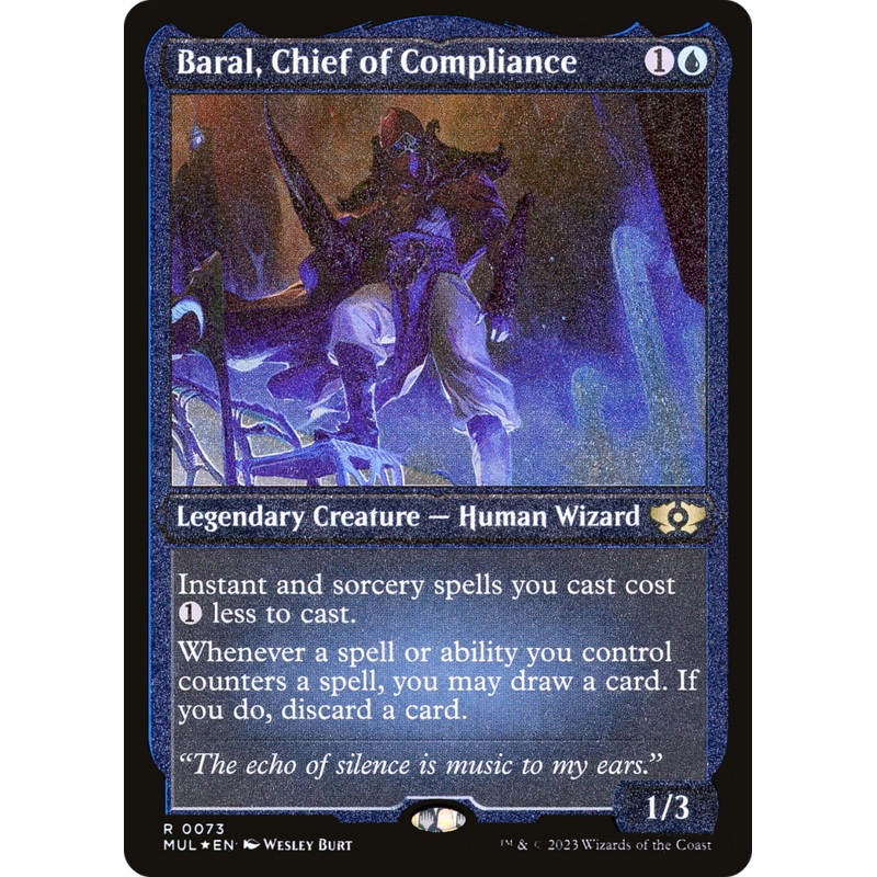 Baral, Chief of Compliance (Foil Etched) [Multiverse Legends]