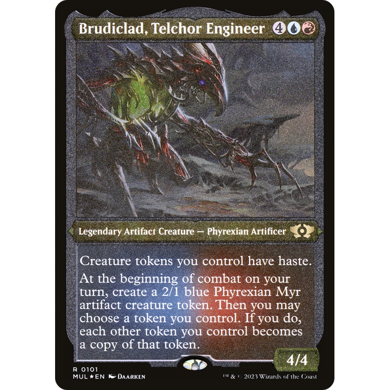 Brudiclad, Telchor Engineer (Foil Etched) [Multiverse Legends]