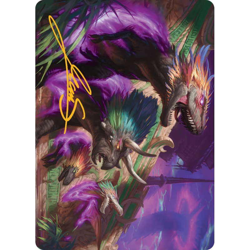 Burning Sun's Fury Art Card (Gold-Stamped Signature) [March of the Machine Art Series]