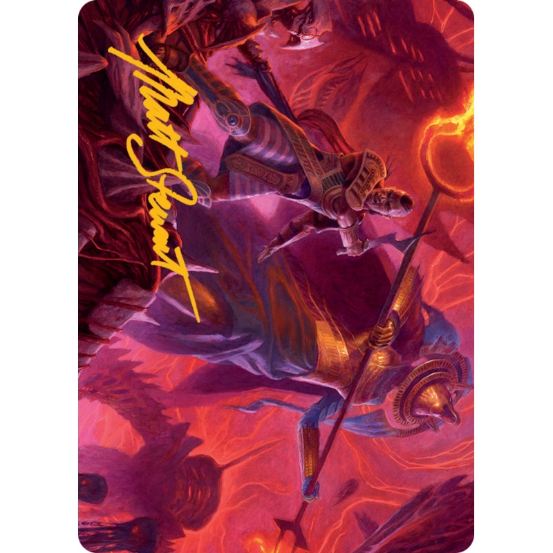 Djeru and Hazoret Art Card (Gold-Stamped Signature) [March of the Machine Art Series]