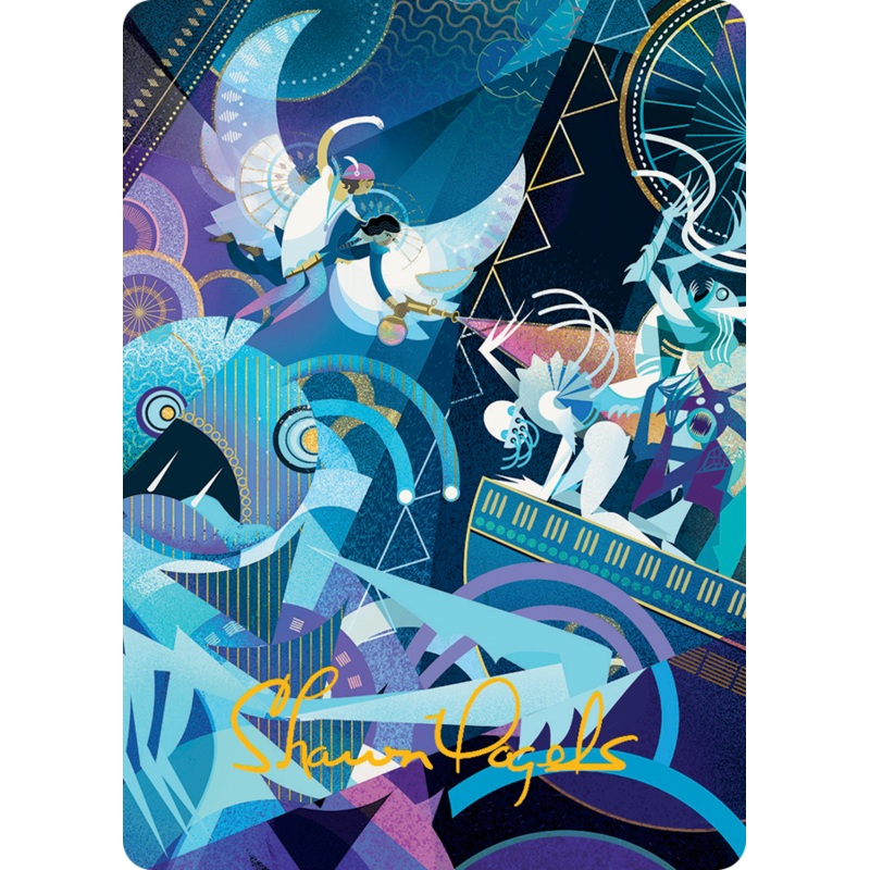 Errant and Giada Art Card (Gold-Stamped Signature) [March of the Machine Art Series]