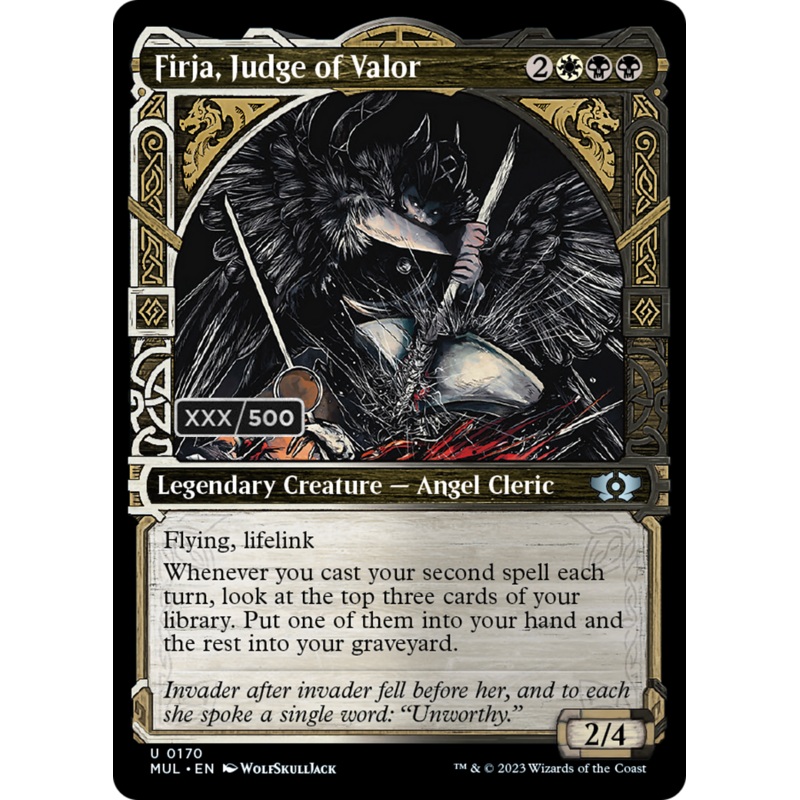 Firja, Judge of Valor (Serialized) [Multiverse Legends]