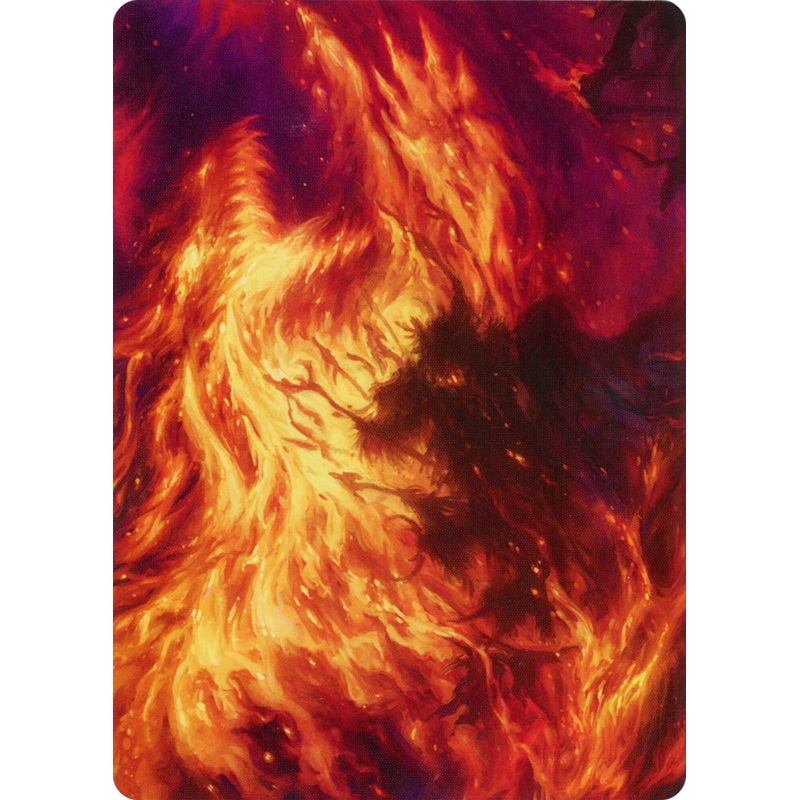 Stoke the Flames Art Card [March of the Machine Art Series]
