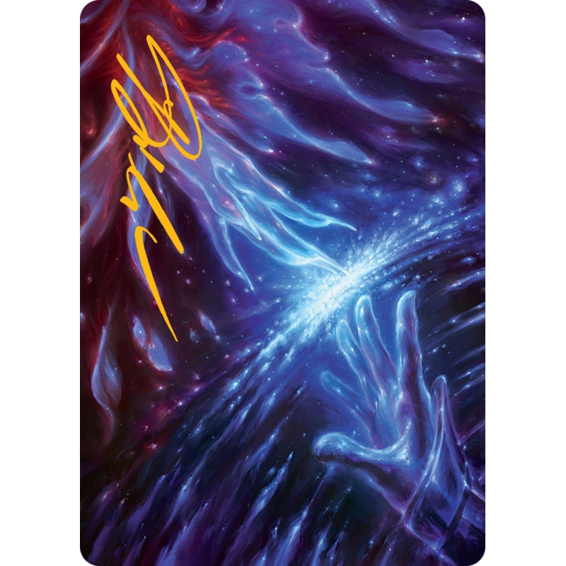 Transcendent Message Art Card (Gold-Stamped Signature) [March of the Machine Art Series]