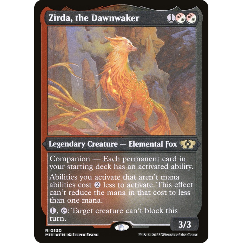 Zirda, the Dawnwaker (Foil Etched) [Multiverse Legends]
