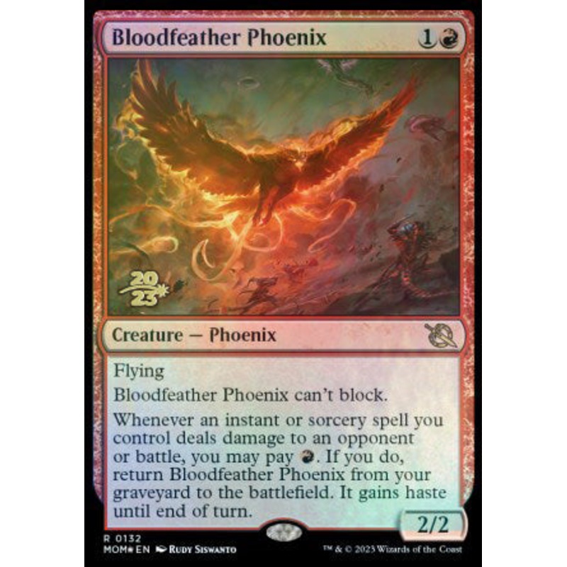 Bloodfeather Phoenix [March of the Machine Prerelease Promos]