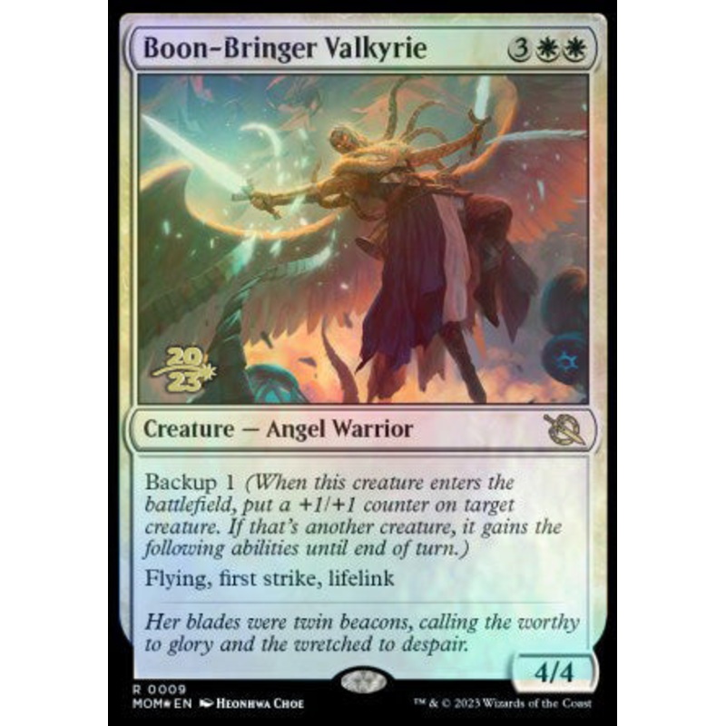 Boon-Bringer Valkyrie [March of the Machine Prerelease Promos]