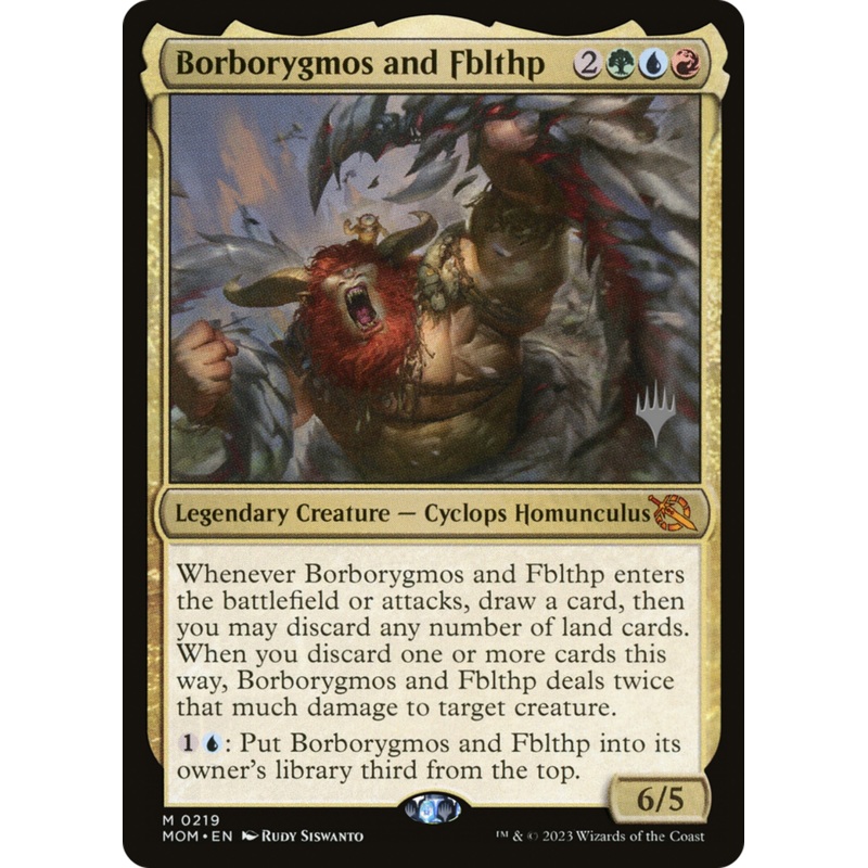 Borborygmos and Fblthp (Promo Pack) [March of the Machine Promos]