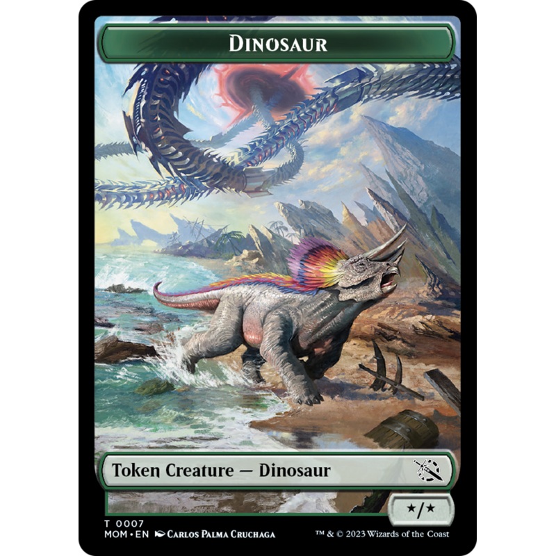 Dinosaur Token [March of the Machine Tokens]