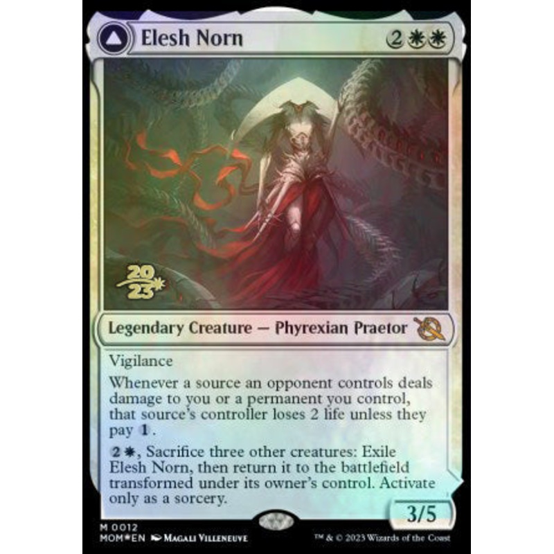 Elesh Norn // The Argent Etchings [March of the Machine Prerelease Promos]