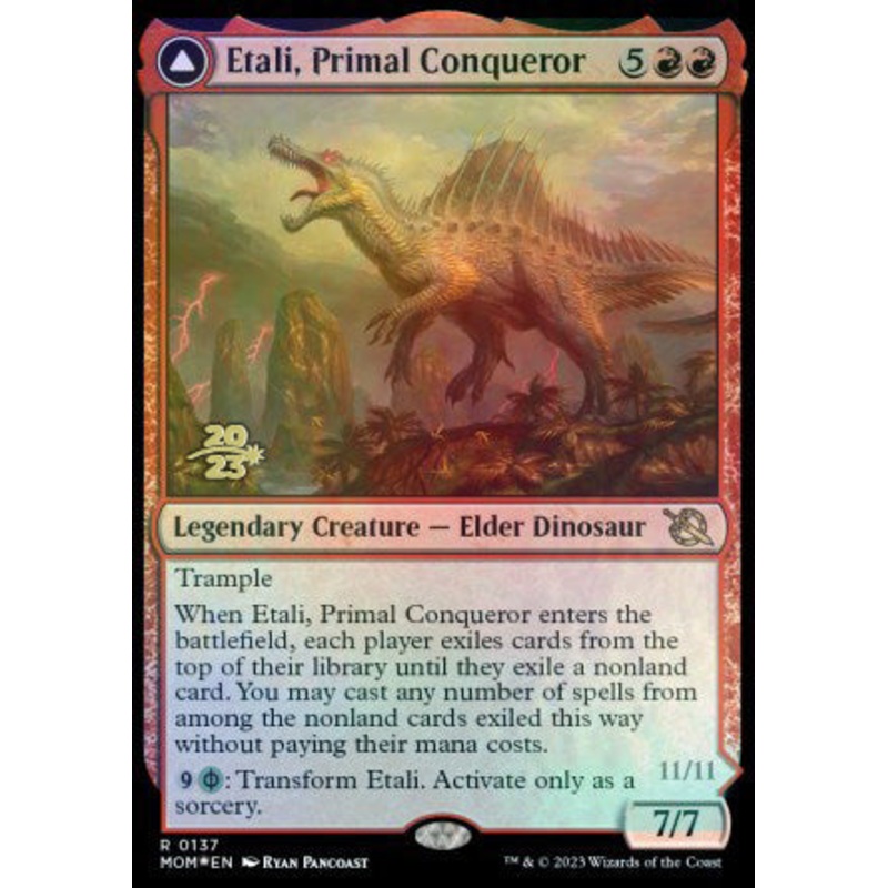 Etali, Primal Conqueror // Etali, Primal Sickness [March of the Machine Prerelease Promos]