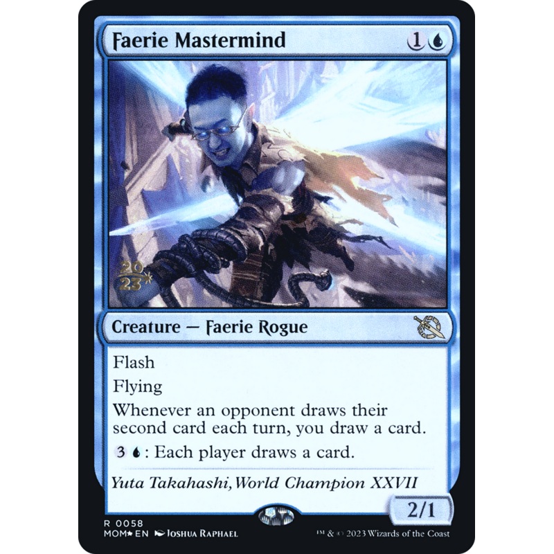 Faerie Mastermind [March of the Machine Prerelease Promos]