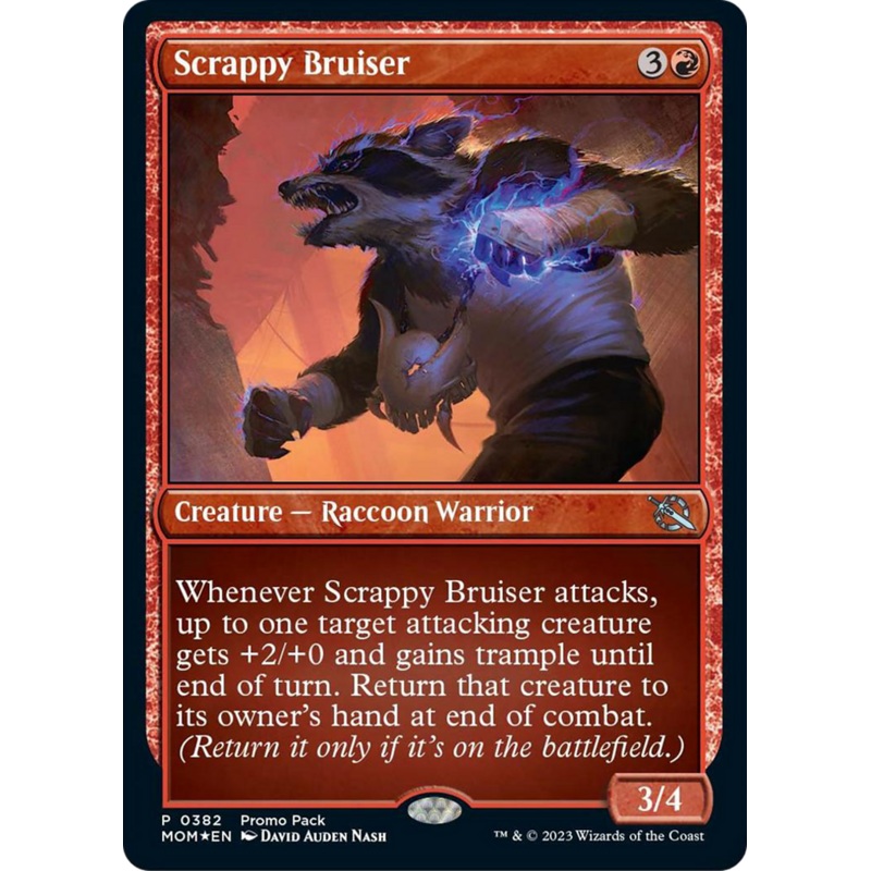 Scrappy Bruiser (Promo Pack) [March of the Machine Promos]