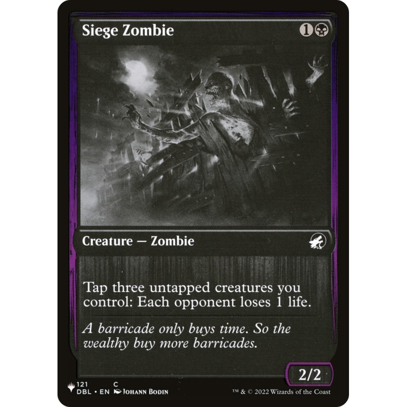 Siege Zombie [The List]