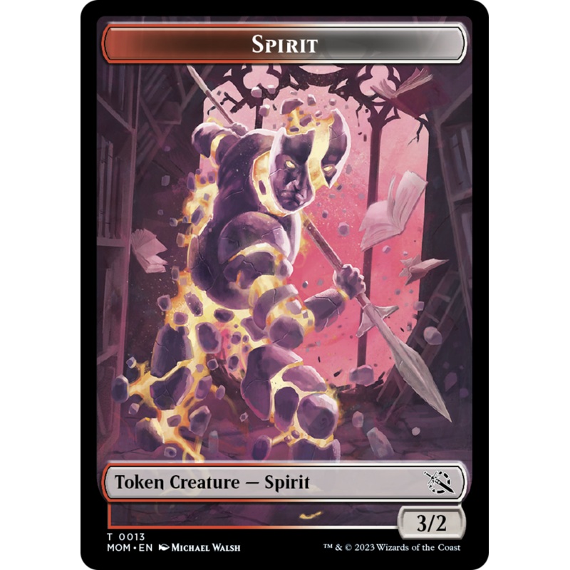 Spirit Token (13) [March of the Machine Tokens]