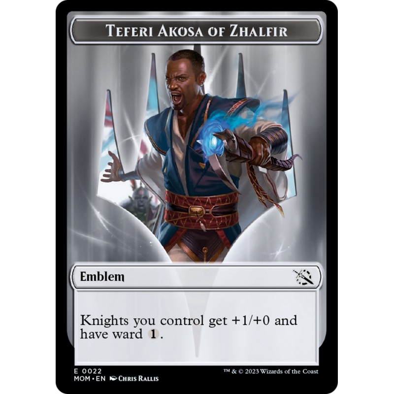 Teferi Akosa of Zhalfir Emblem [March of the Machine Tokens]