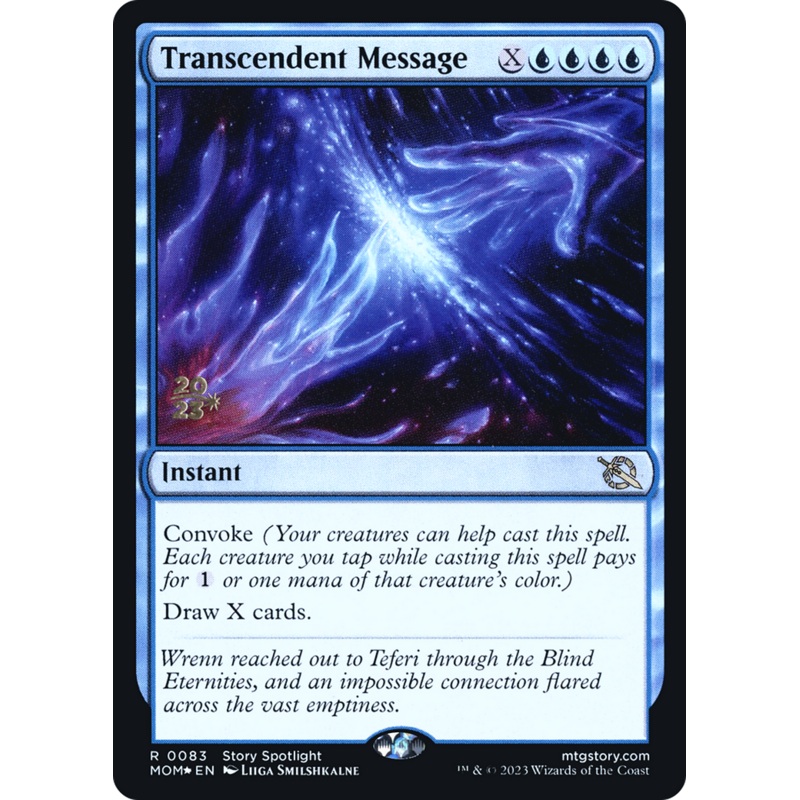 Transcendent Message [March of the Machine Prerelease Promos]