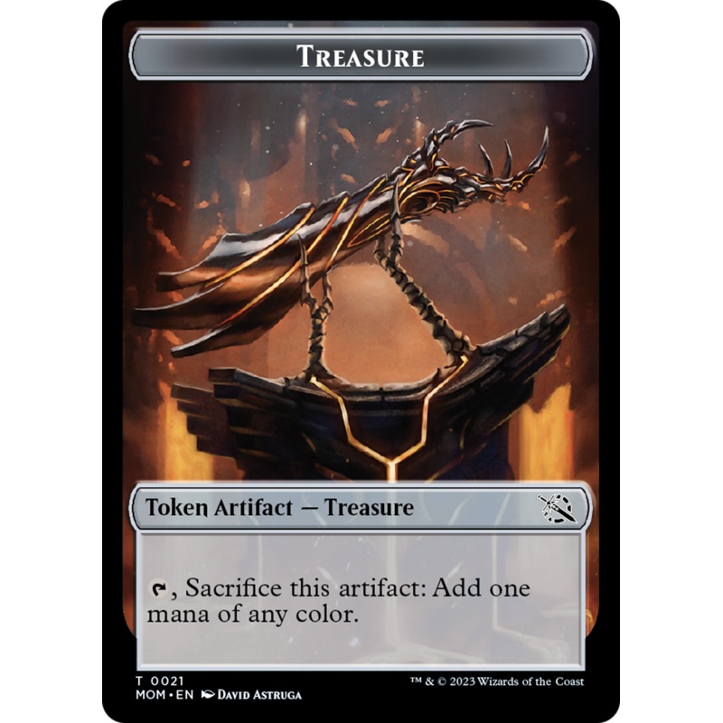 Treasure Token (21) [March of the Machine Tokens]