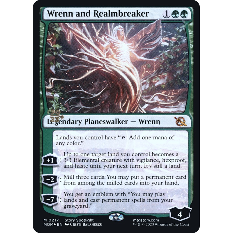 Wrenn and Realmbreaker [March of the Machine Prerelease Promos]