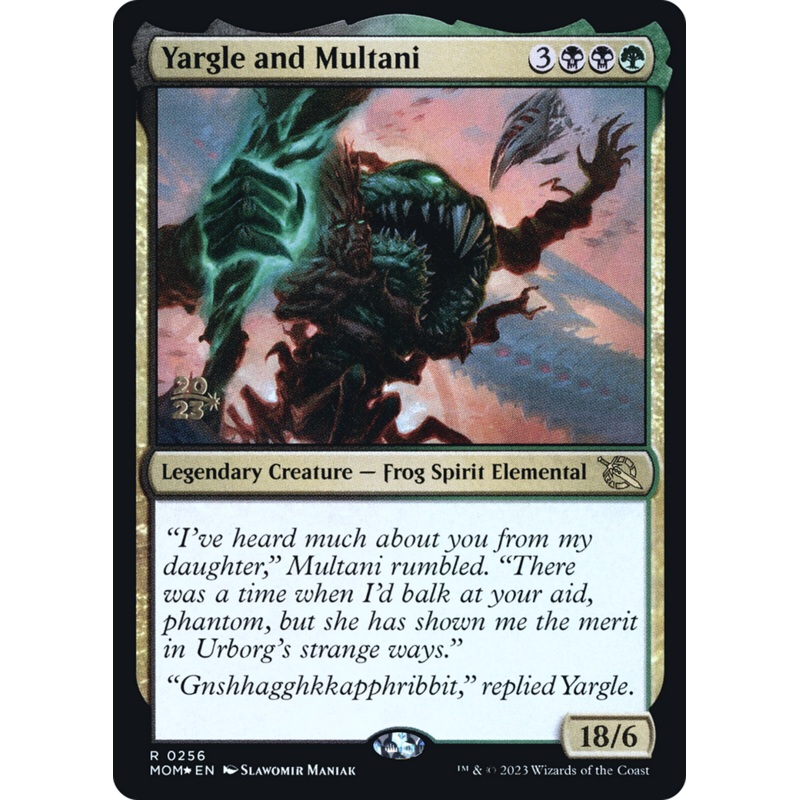 Yargle and Multani [March of the Machine Prerelease Promos]
