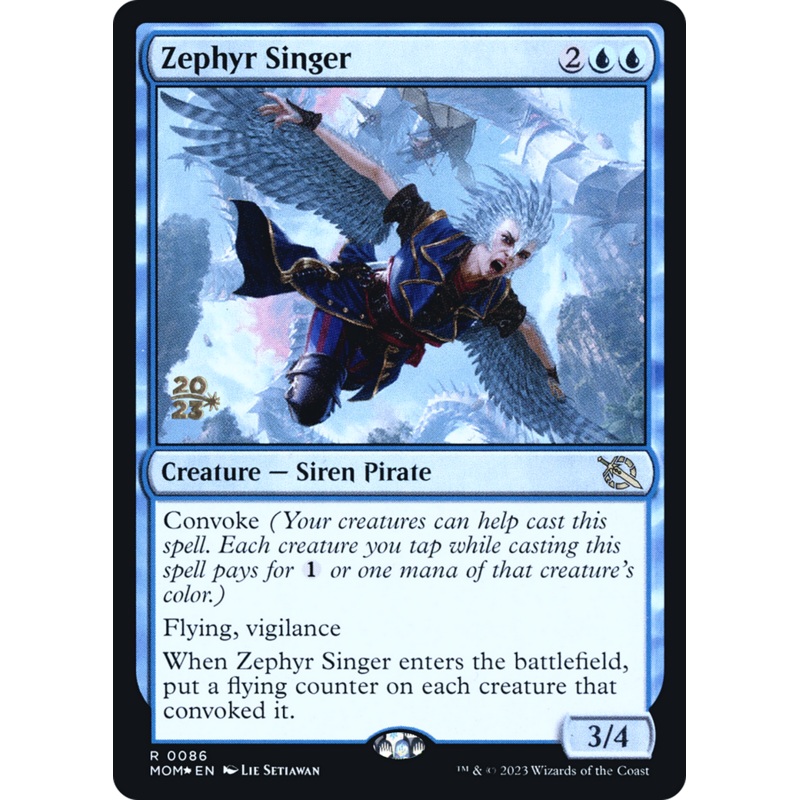 Zephyr Singer [March of the Machine Prerelease Promos]