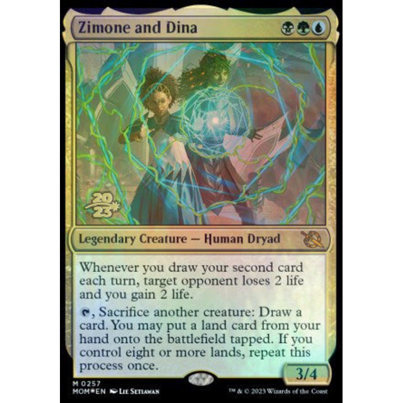 Zimone and Dina [March of the Machine Prerelease Promos]