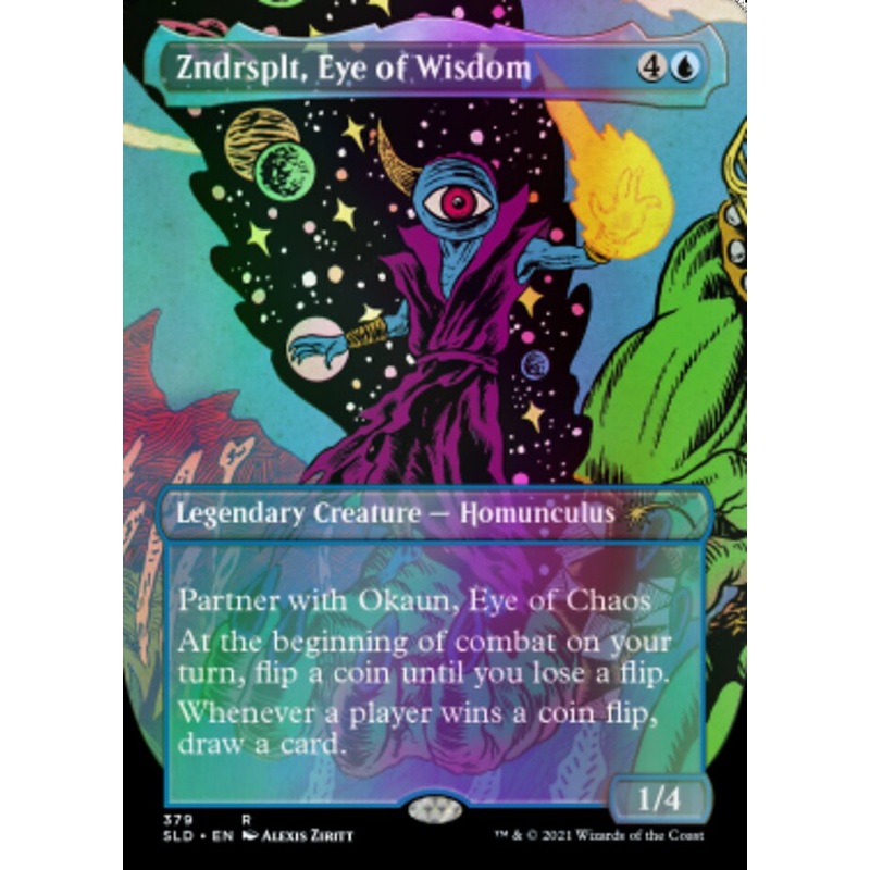 Zndrsplt, Eye of Wisdom // Zndrsplt, Eye of Wisdom (Borderless) [Secret Lair Drop Series]