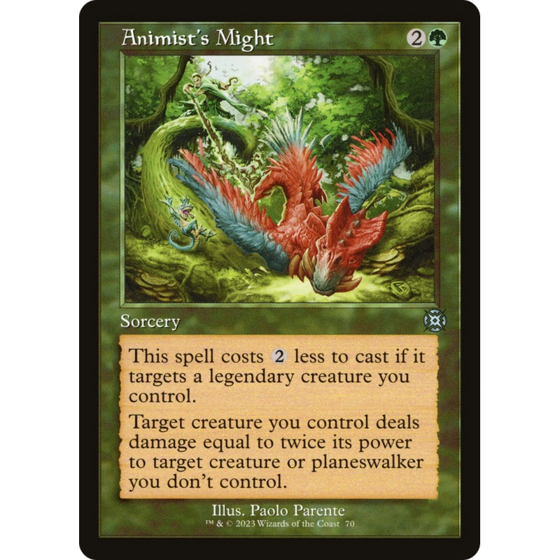 Animist's Might (Retro) [March of the Machine: The Aftermath]