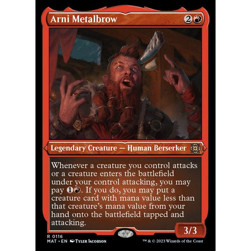 Arni Metalbrow (Foil Etched) [March of the Machine: The Aftermath]