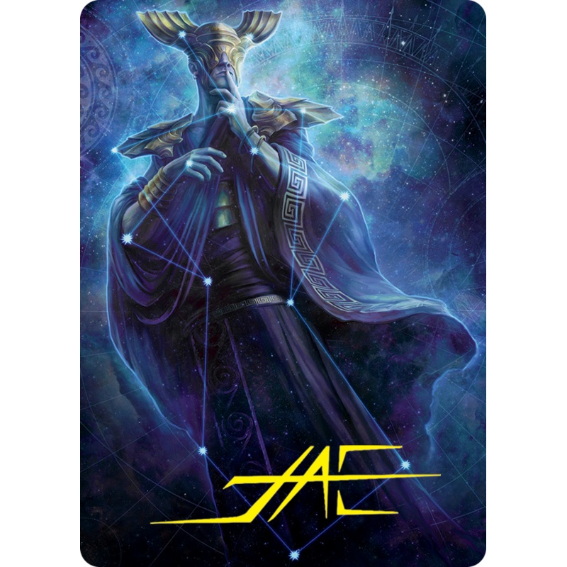 Atris, Oracle of Half-Truths Art Card (Gold-Stamped Signature) [March of the Machine Art Series]