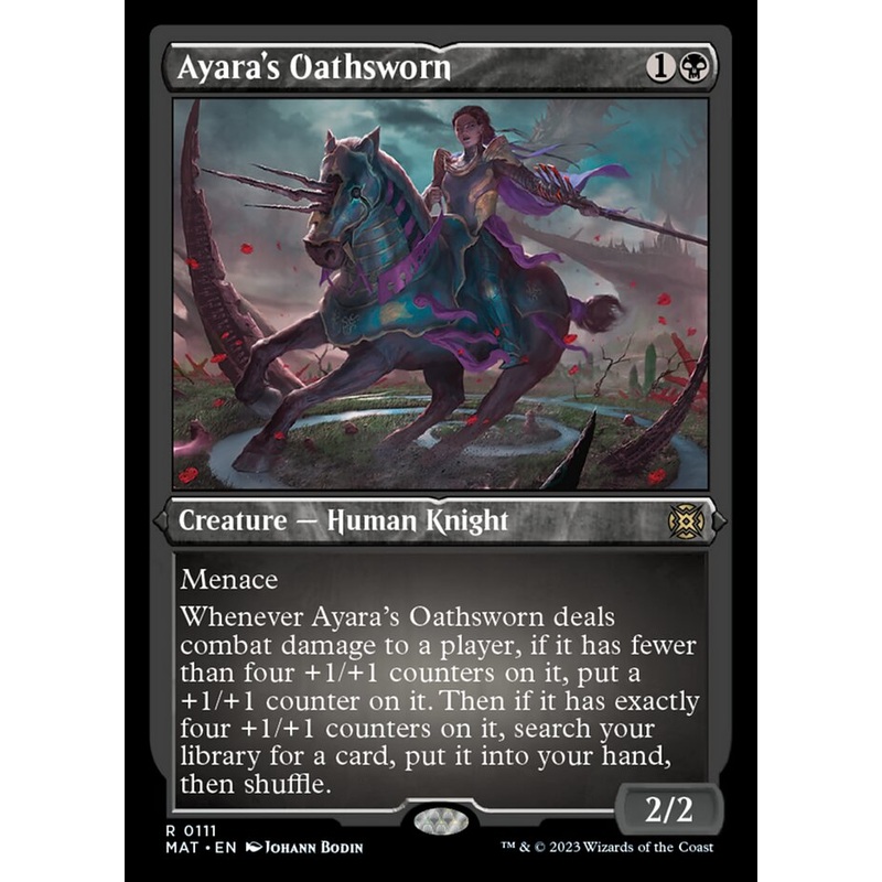 Ayara's Oathsworn (Foil Etched) [March of the Machine: The Aftermath]