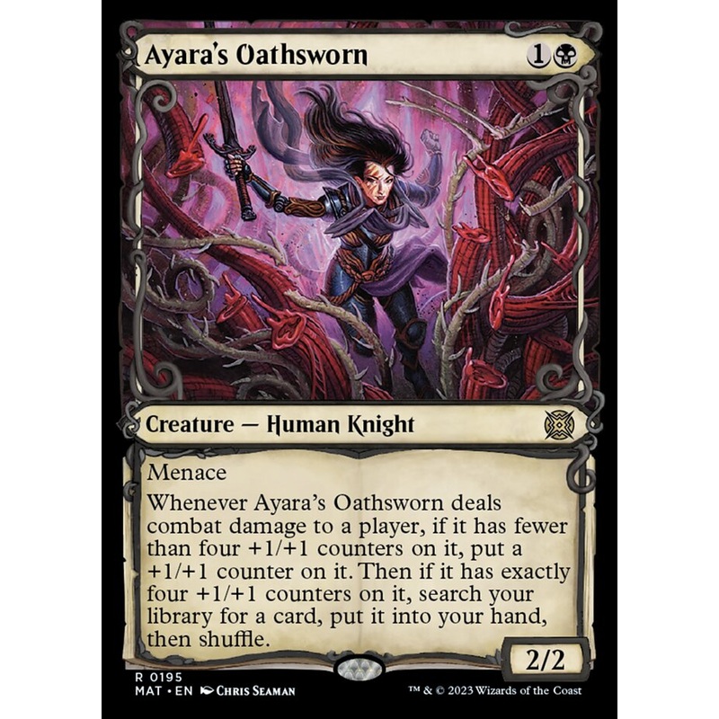 Ayara's Oathsworn (Showcase Halo Foil) [March of the Machine: The Aftermath]