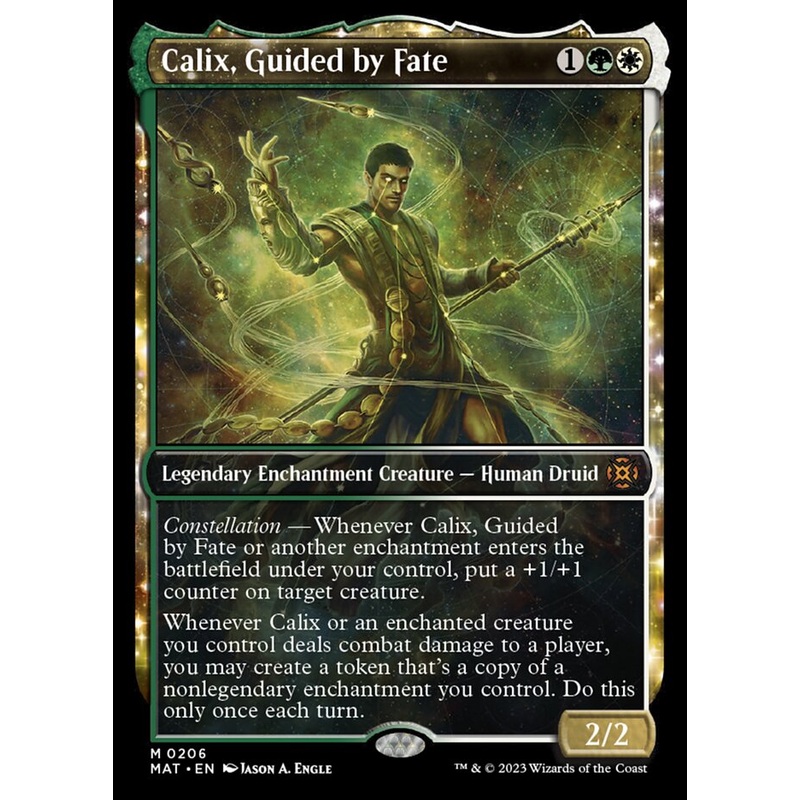Calix, Guided by Fate (Showcase Halo Foil) [March of the Machine: The Aftermath]