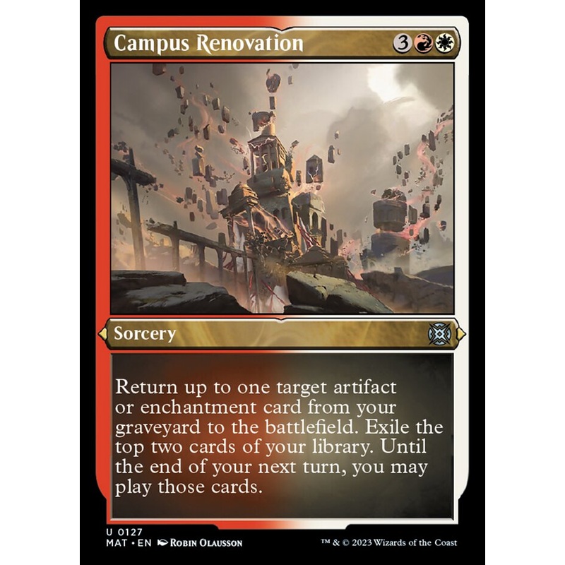 Campus Renovation (Foil Etched) [March of the Machine: The Aftermath]