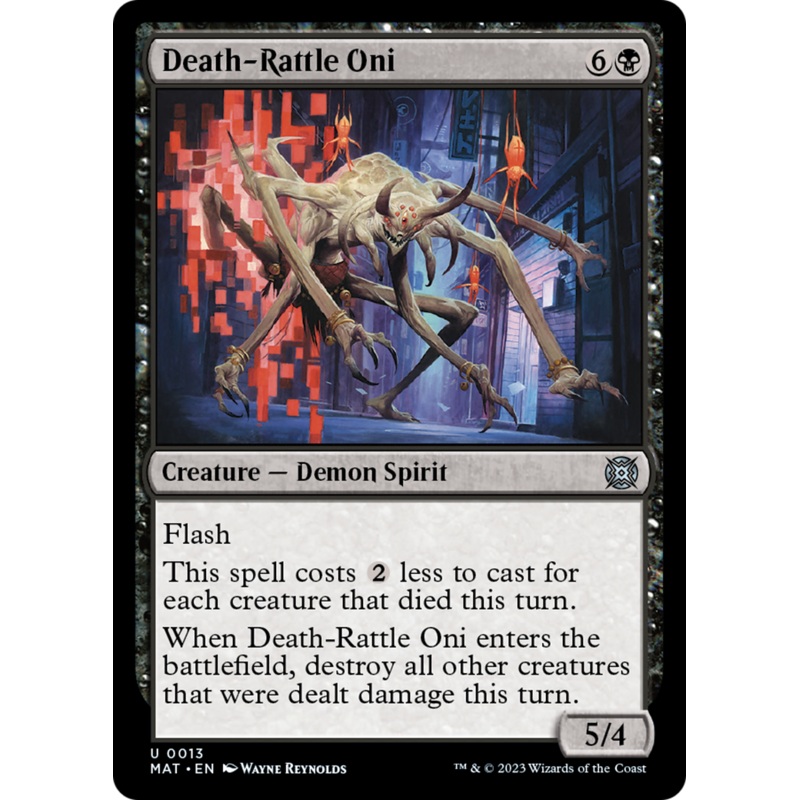 Death-Rattle Oni [March of the Machine: The Aftermath]