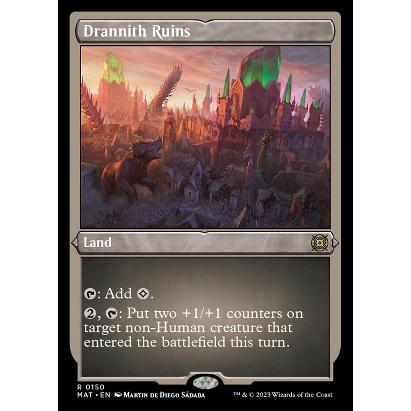 Drannith Ruins (Foil Etched) [March of the Machine: The Aftermath]