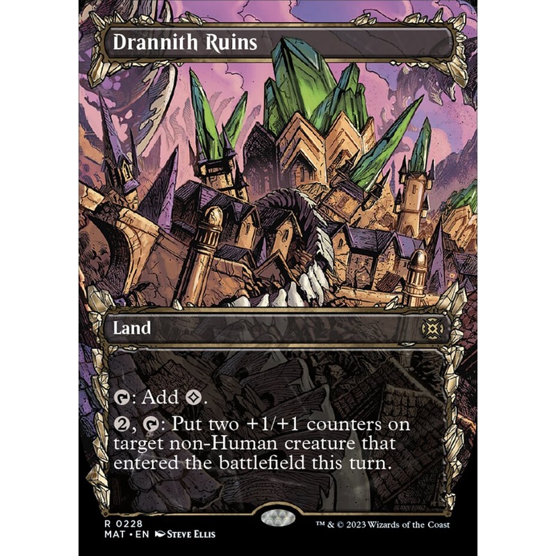Drannith Ruins (Showcase Halo Foil) [March of the Machine: The Aftermath]