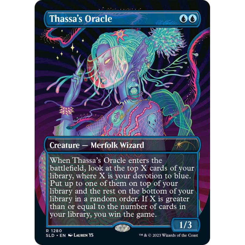 Thassa's Oracle (Borderless) [Secret Lair Drop Series]