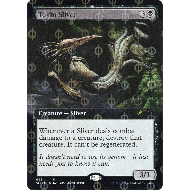 Toxin Sliver (Extended Art) (Step-and-Compleat Foil) [Secret Lair Drop Promos]