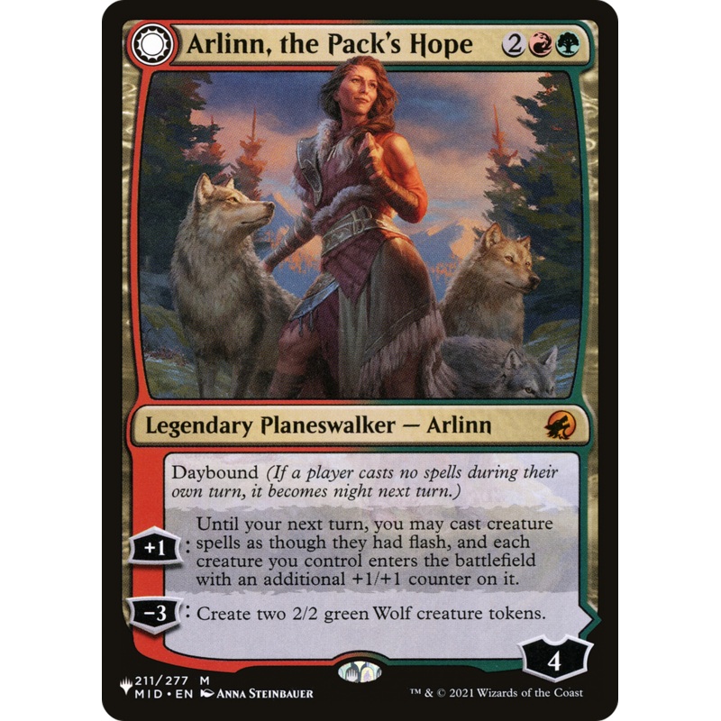 Arlinn, the Pack's Hope // Arlinn, the Moon's Fury [Secret Lair: From Cute to Brute]