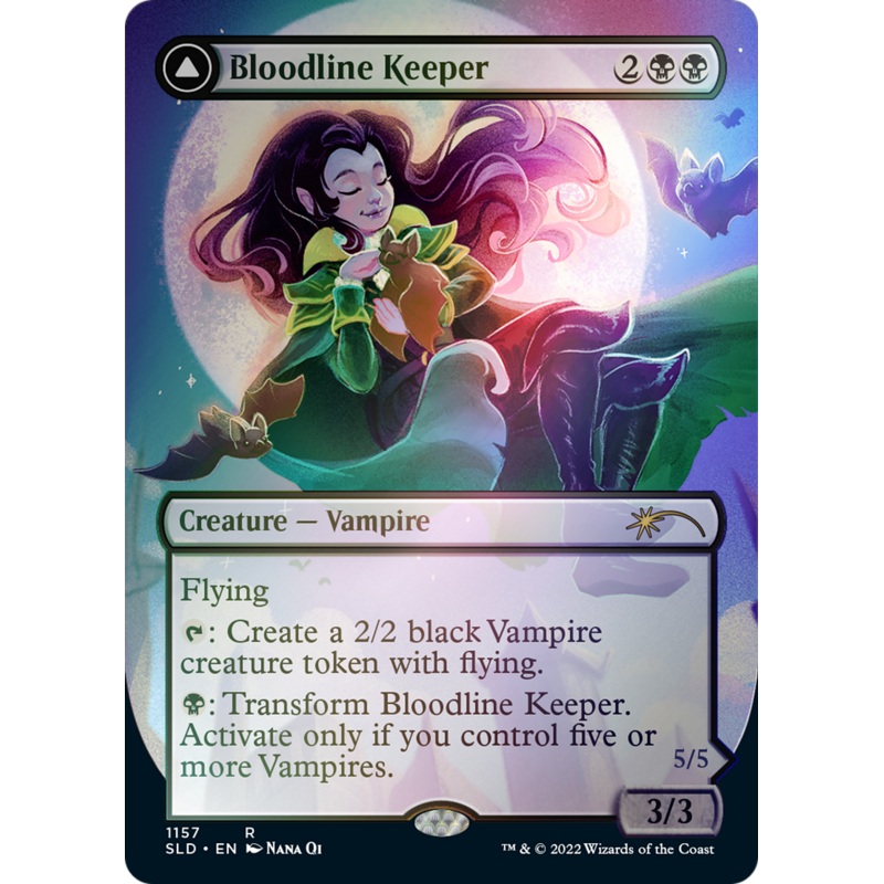 Bloodline Keeper // Lord of Lineage (Borderless) [Secret Lair: From Cute to Brute]