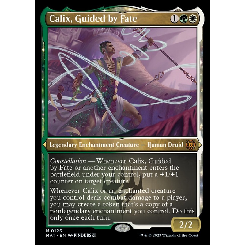 Calix, Guided by Fate (Foil Etched) [March of the Machine: The Aftermath]