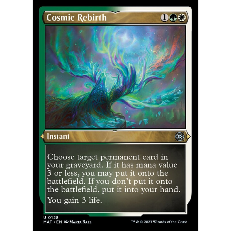 Cosmic Rebirth (Foil Etched) [March of the Machine: The Aftermath]