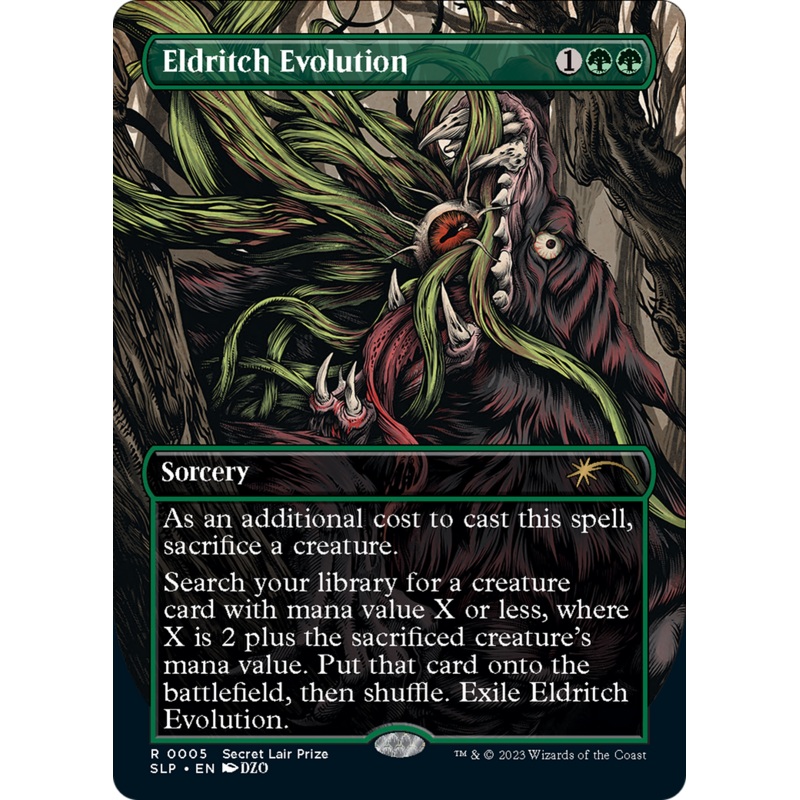 Eldritch Evolution (Borderless) [Secret Lair Showdown]