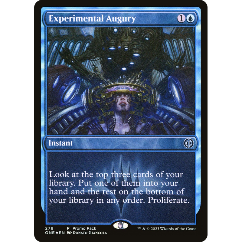 Experimental Augury (Promo Pack) [Phyrexia: All Will Be One Promos]