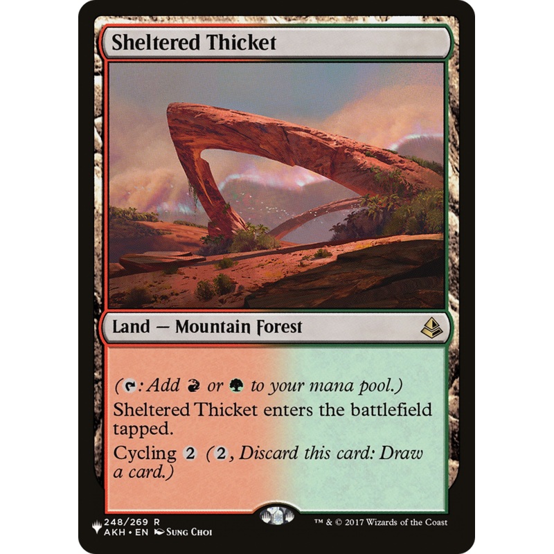 Sheltered Thicket [Secret Lair: From Cute to Brute]
